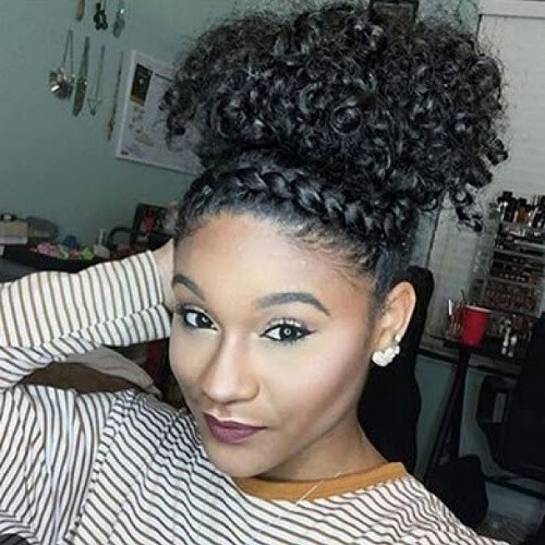 Long hair tends to mask your face, especially if it is straight. 50 Absolutely Gorgeous Natural Hairstyles For Black Hair Hair Motive
