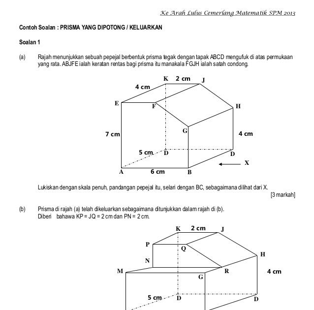 Contoh Soalan Matematik Spm Dan Jawapan - Kerja Kosj