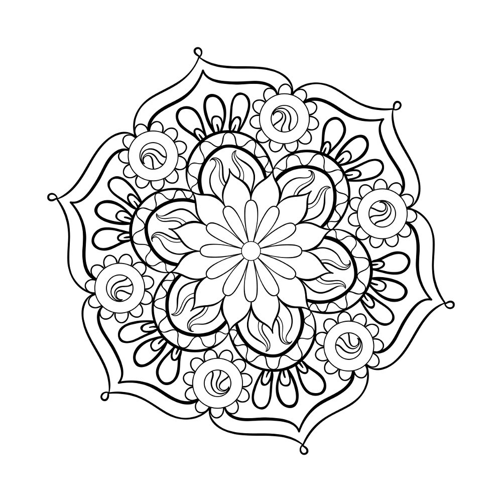 Free Mandala Coloring Pages For Adults Coloring And Drawing