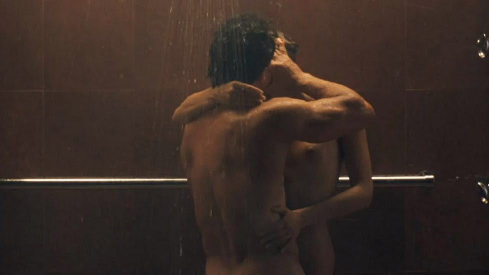 Sharon Stone topless wet scene