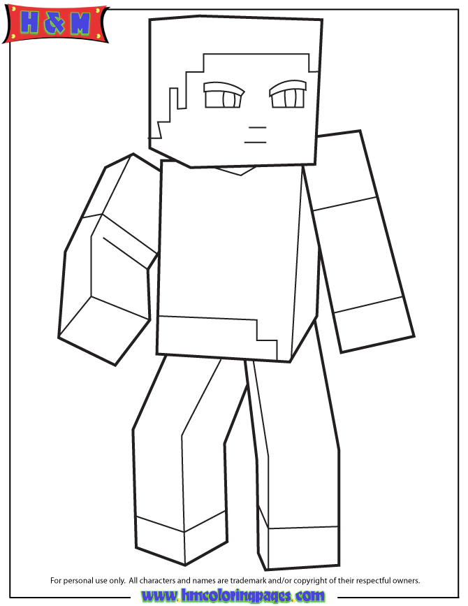 Tonk Nawab View 39 Printable Minecraft Steve And Alex Coloring Pages