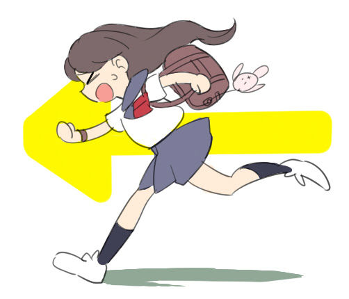 無料印刷可能女子 走る イラスト かわいい 無料イラスト集
