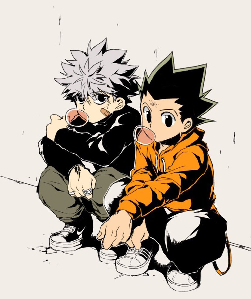Hisoka x gon x killuahisoka pays a visit to gon and killua's room at heaven's arena. Gon And Killua Hunter X Hunter Wallpaper 43170098 Fanpop