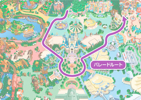 新鮮なディズニー パレード ルート ディズニー画像のすべて