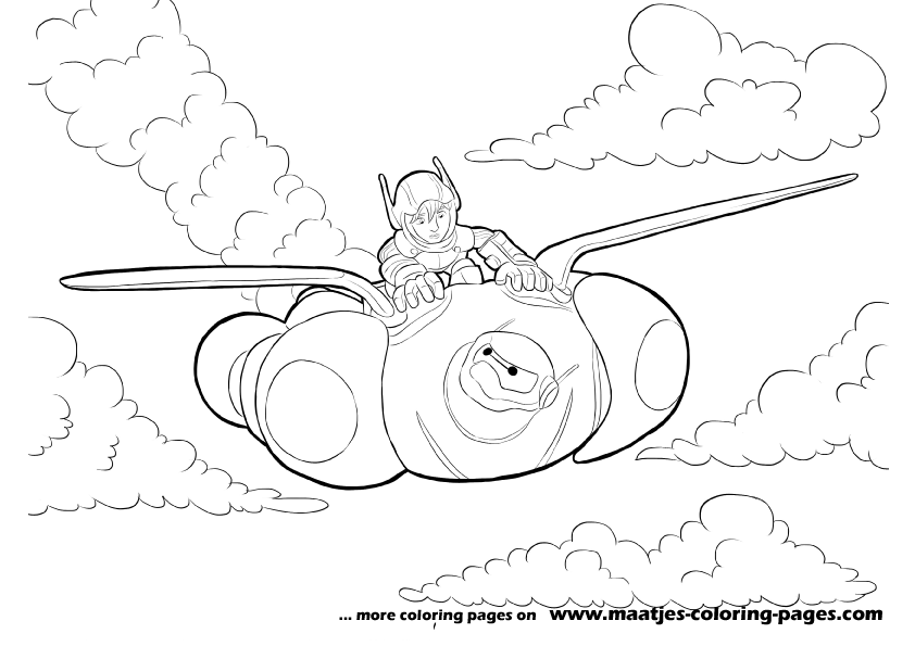 Big hero 6 was such a huge hit in the theatres! Big Hero 6 Coloring Pages