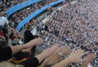 Stadium crowd performing "the wave" at the Confederations Cup 2005 in Frankfurt (credit: Wikimedia Commons)