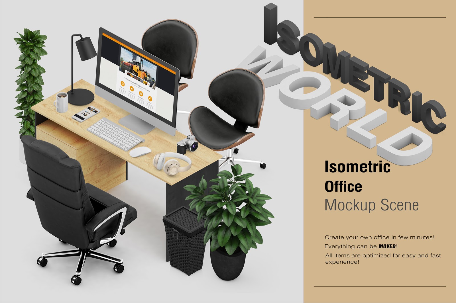 Download Download Office Glass Mockup Free Yellowimages - Isometric ...