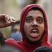 Cairo University students on Sunday protested dropping charges against the former president.