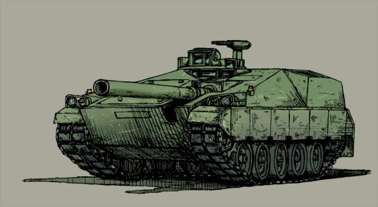 無料イラスト画像 ロイヤリティフリー戦車 イラスト 簡単