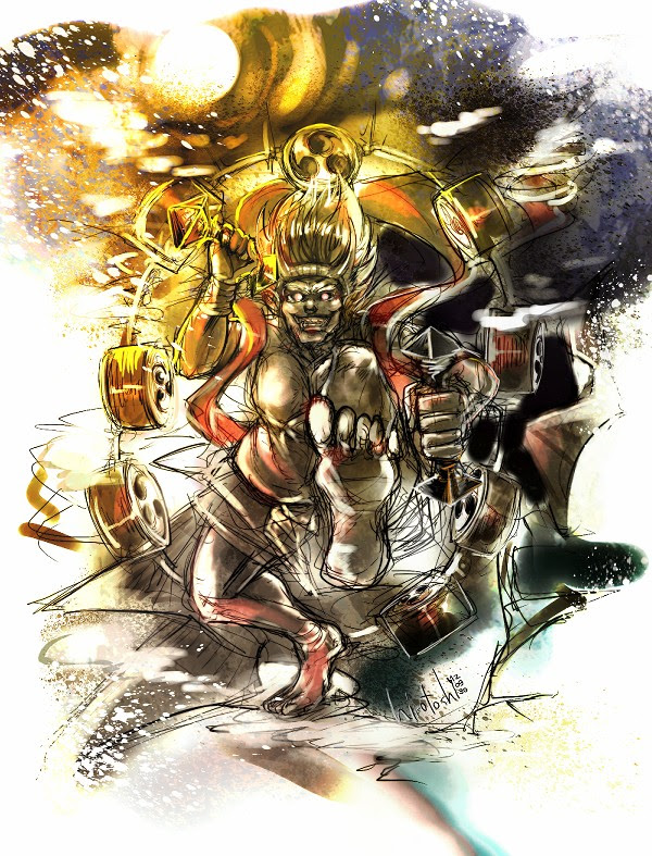 動物画像のすべて Hd限定かっこいい イラスト 風神 雷神