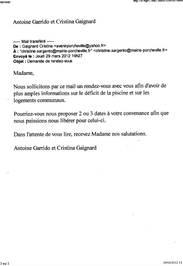 Demande D Un Rendez Vous Par Mail - riskapriyani