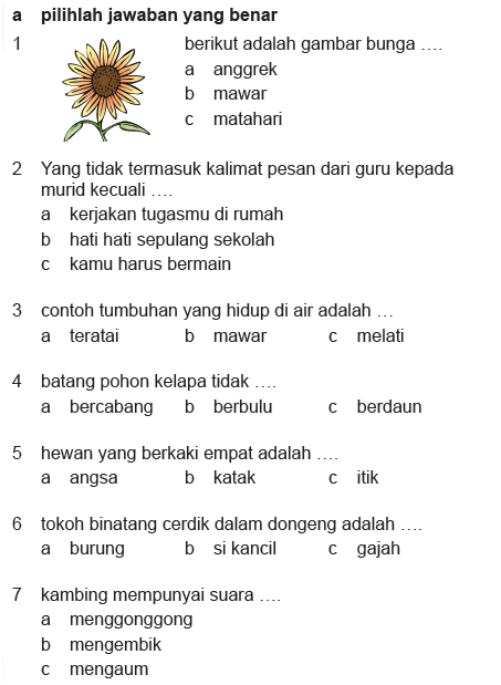 Materi Pelajaran Bahasa Indonesia Kelas 1 Sd - Rajin Belajar