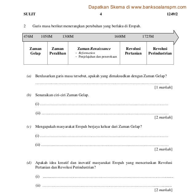 Soalan Zaman Renaissance Tingkatan 4 - Kuora j