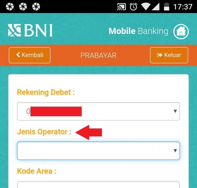 Transfer Pulsa Ke Rekening Bni / Bni Mobile Banking On The ...