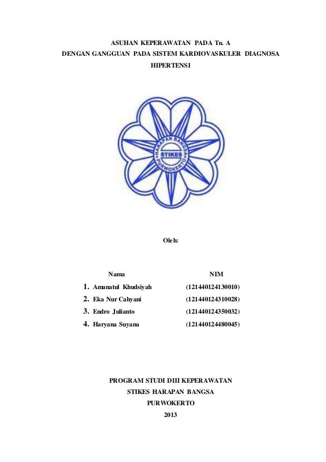 Contoh Jurnal Hipertensi - Contoh Win