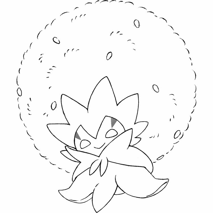 It evolves into boltund starting at level 25. Coloring Page Pokemon Sword And Shield Eldegoss 10