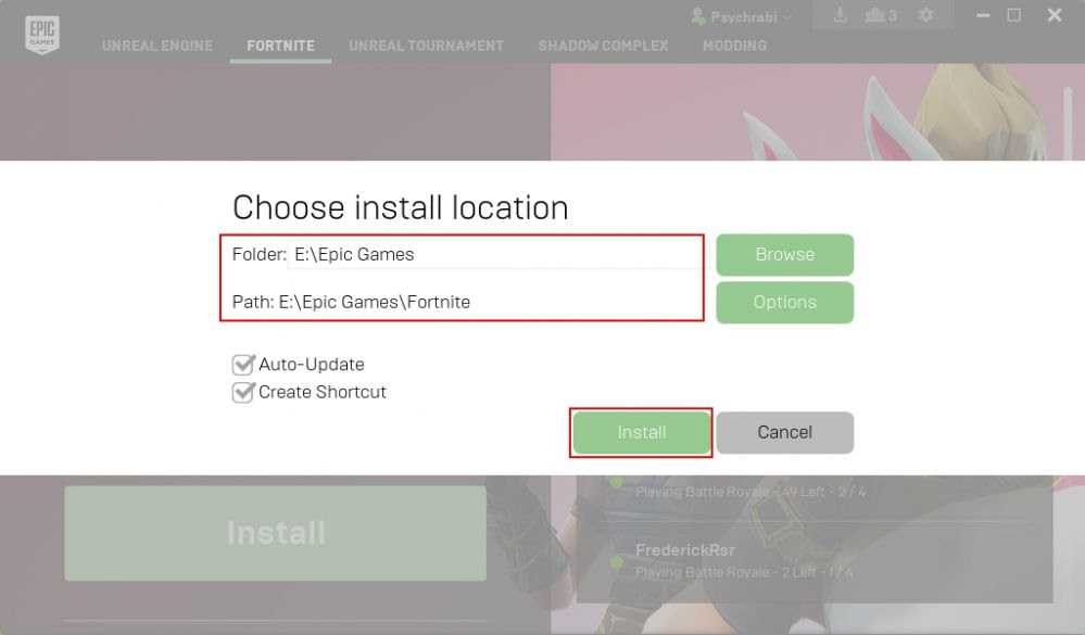 Make sure epic games launcher is not running in the background. How To Install Fortnite When C Is Almost Full Ccboot V3 0 Diskless Boot System