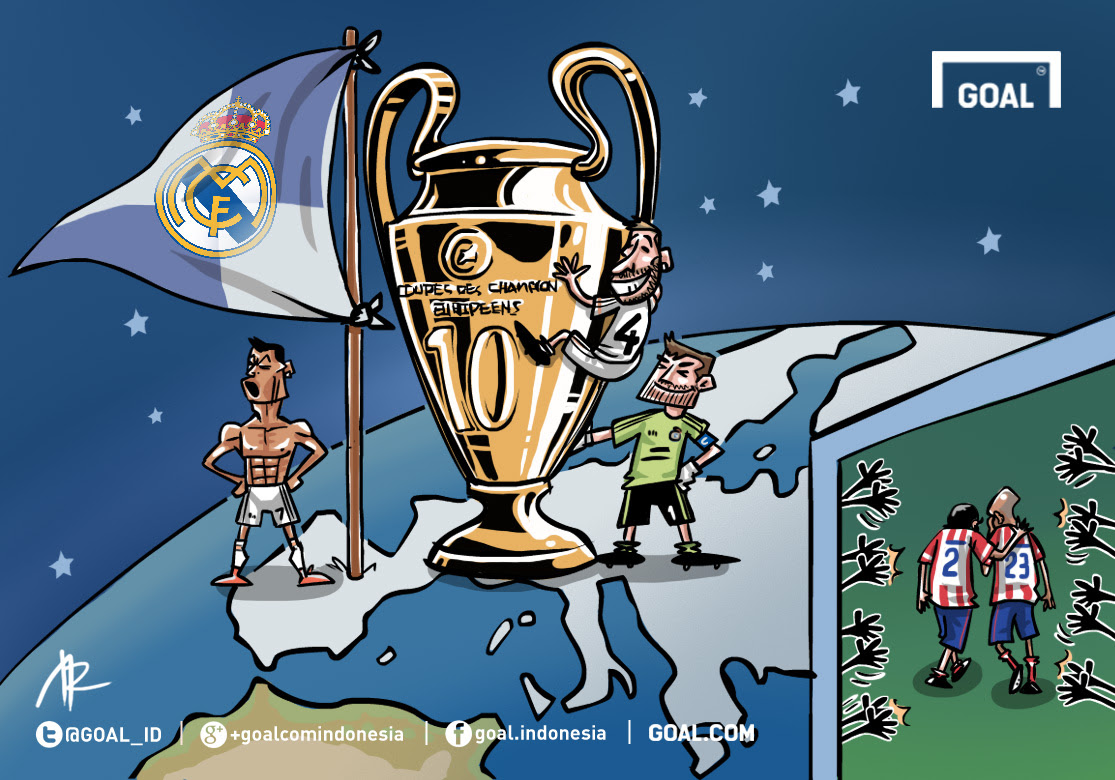 Animasi Lucu Real Madrid Vs Juventus DP BBM