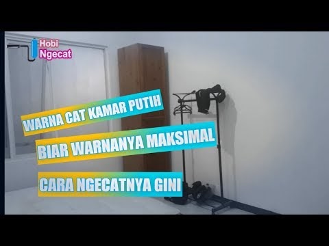 Good Mengecat  Tembok  Kamar  Tidur Warna Putih Putih 