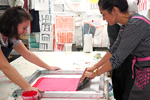 Screenprinting with Georgia Bosson