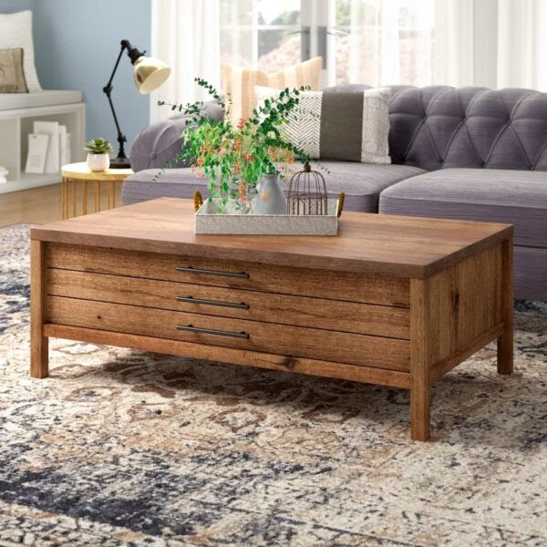 Rustic wood coffee table rectangular coffee table with storage shelf durable 31 $60.99. 51 Rustic Coffee Tables That Redefine Shabby Chic