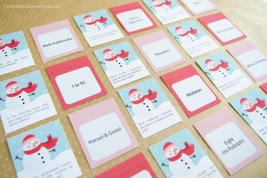 Welcome to christmas trivia, your source for the best free christmas quizzes on the web. Craftaholics Anonymous Christmas Trivia Game Printables