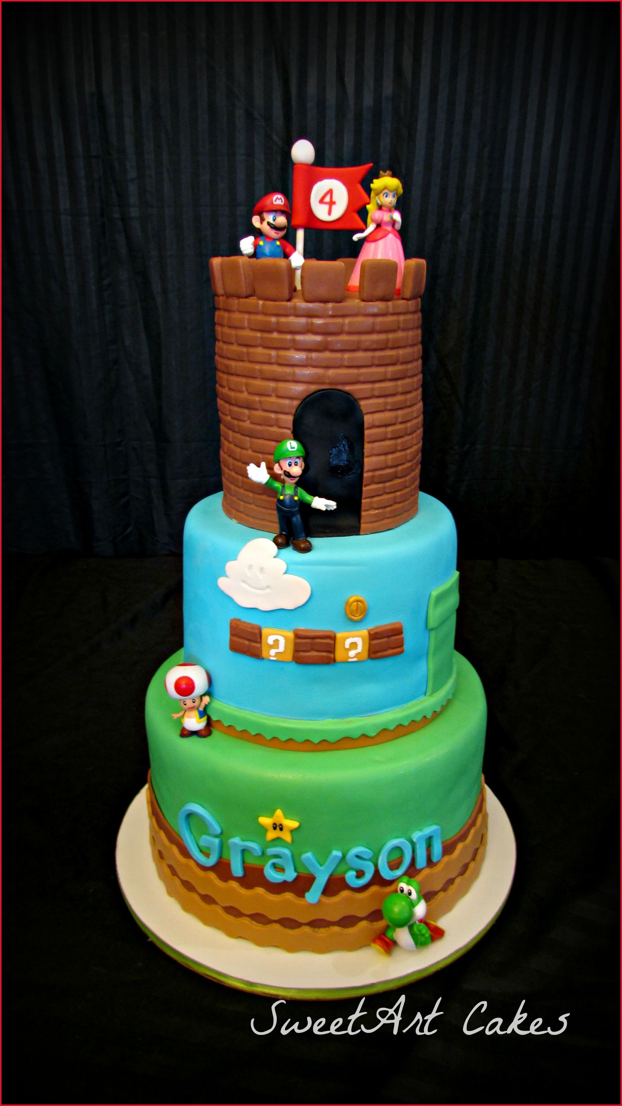 Mario Birthday Cakes Easy To Follow Instructions For Making Some Of Your Favorite Mario Cakes I Stayed Up Long Hours For This Japan Touring