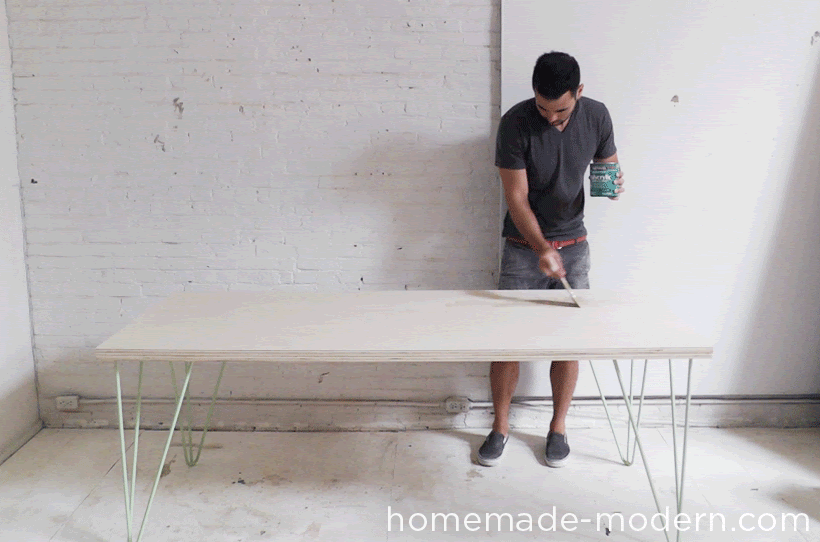 Our real solid wood table tops make any table into a gorgeous centerpiece for your dining room. Homemade Modern Ep41 The Easy Diy Table