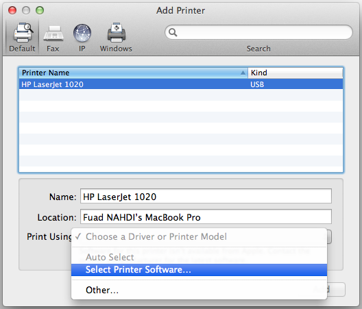 Hp 1022 basic driver download for windows 10 64bit (basic driver) new → download watch a video tutorial on how to install hp 1022 basic driver manually in windows 10. Install Hp Laserjet 1020 On Mac Osx 10 7 Lion Techonia