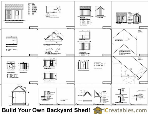 large shed plans - how to build a shed - outdoor storage