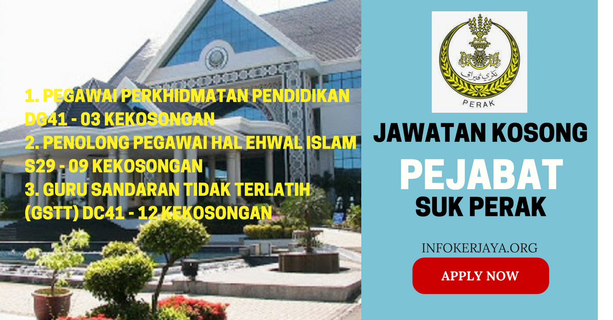 Jawatan terakhir beliau sebelum dilantik ke timbalan setiausaha kerajaan negeri perak (pengurusan) ialah sebagai pegawai daerah muallim. Jawatan Kosong Pejabat Suk Perak Jawatan Kosong Terkini