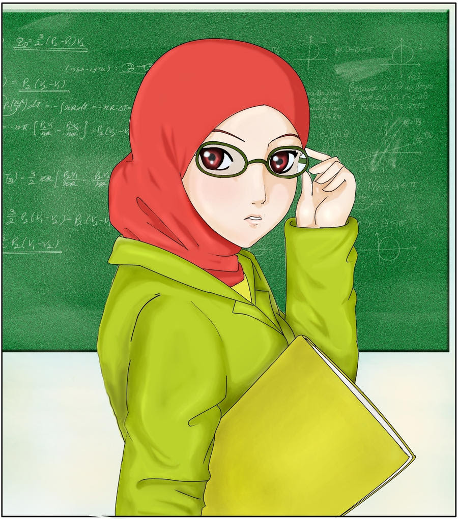 Gambar Kartun Ana Muslim Yang Comel Gambar 06