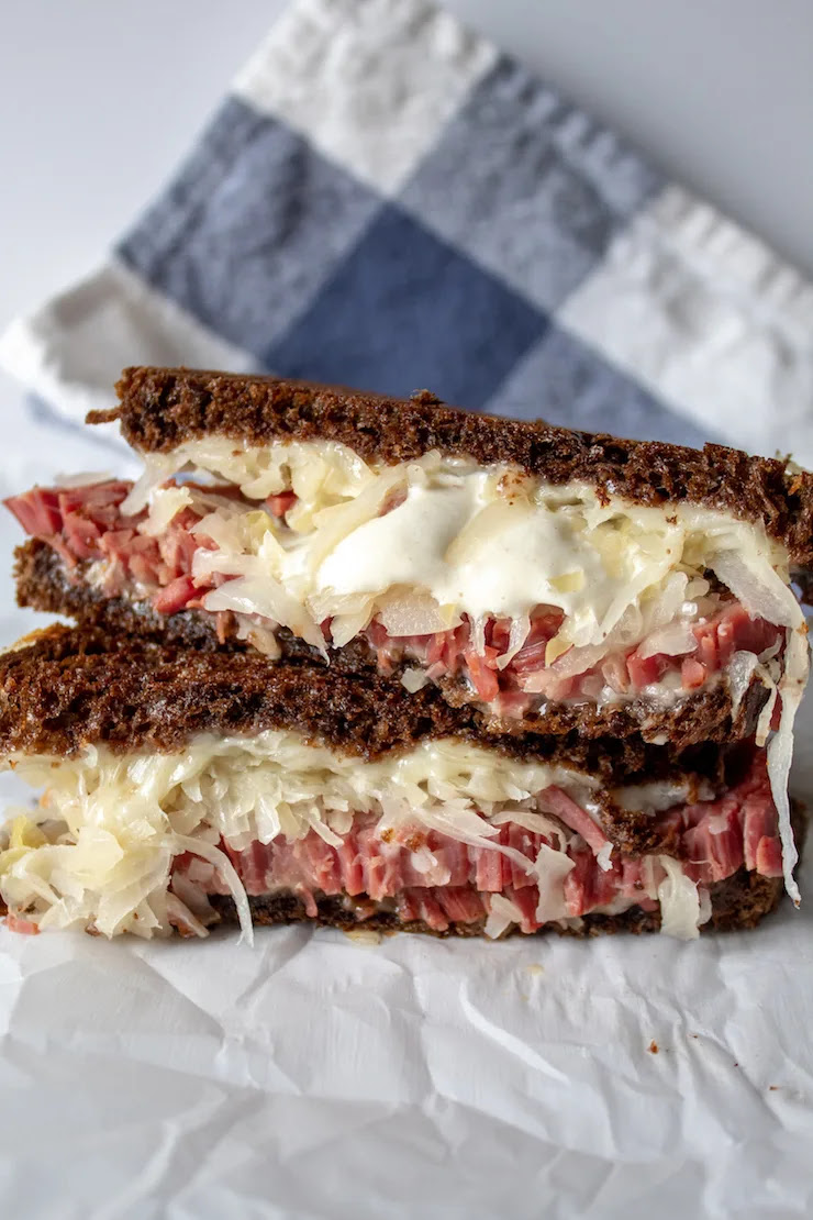 Check spelling or type a new query. Reubens Classic Grilled Corned Beef Sandwich The Hungry Bluebird