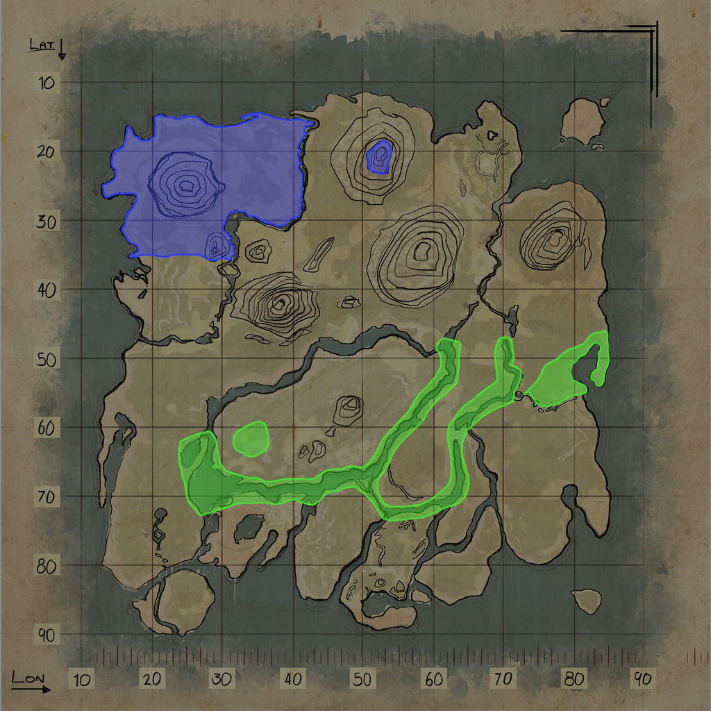 Ark Island Explorer Notes Map Maps Location Catalog Online