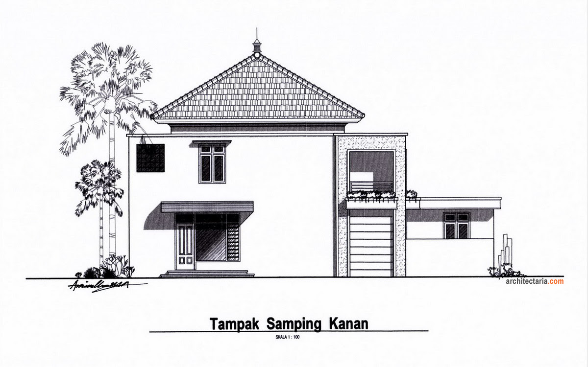  Desain Rumah Minimalis Tampak Depan Dan Samping 