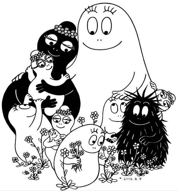 Kleurplaten: Kleurplaat Familie