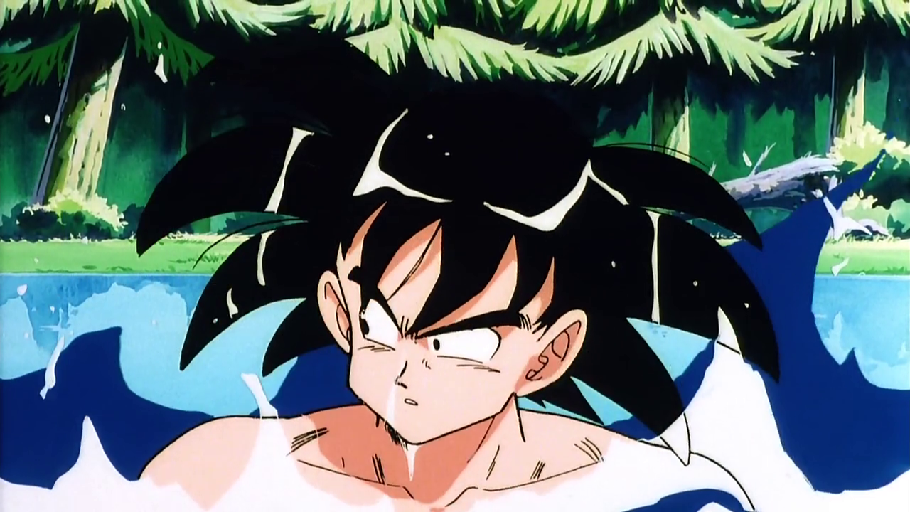 The series is a close adaptation of the second (and far longer) portion of the dragon ball manga written and drawn by akira toriyama. File Dragon Ball Z Dead Zone 4 Png Anime Bath Scene Wiki