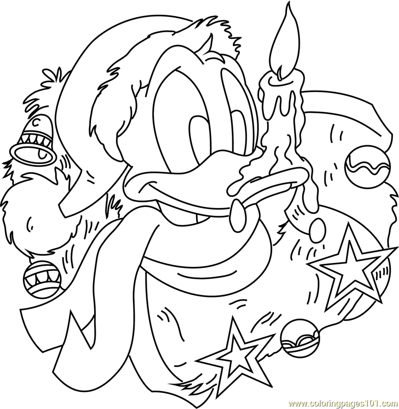 Download Backgammon site vvkf: Donald Duck Christmas Coloring Pages