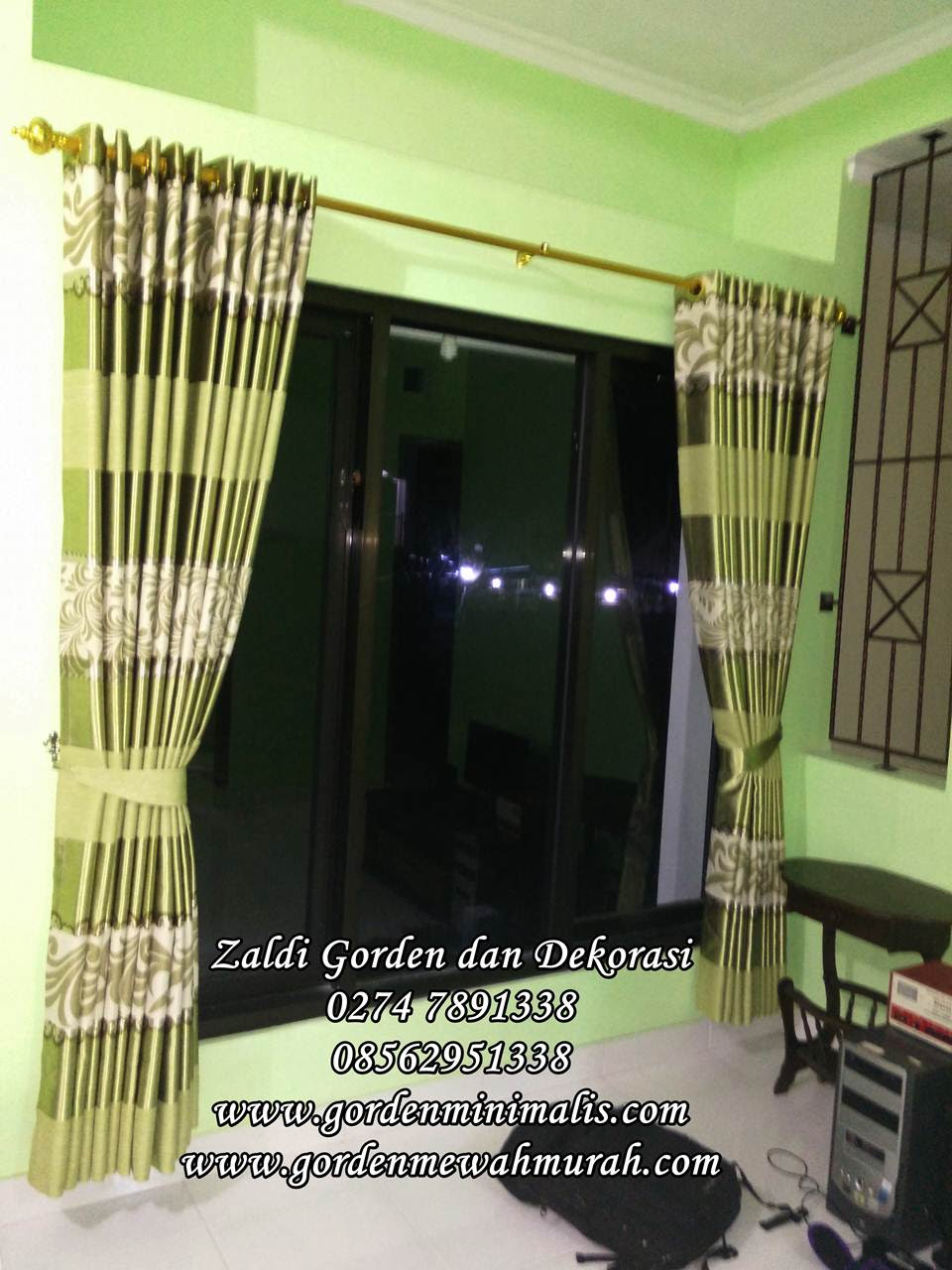 Model Gorden Warna Kuning Sobat Interior Rumah