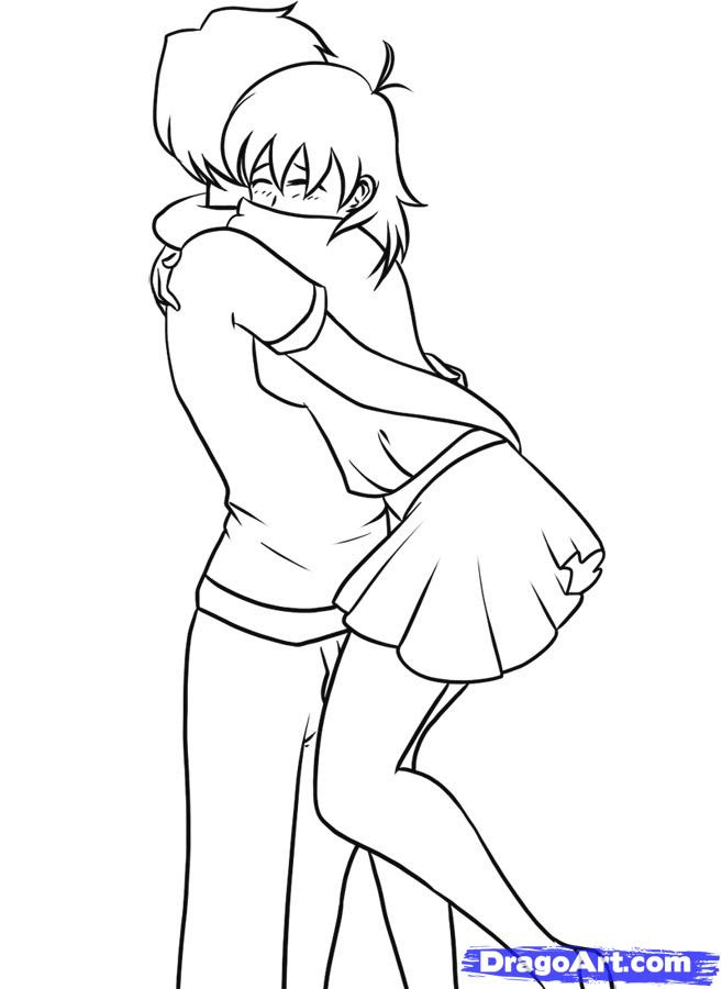 Anime Boy And Girl Kissing Drawing Easy Contoh Soal Pelajaran Puisi Dan Pidato Populer
