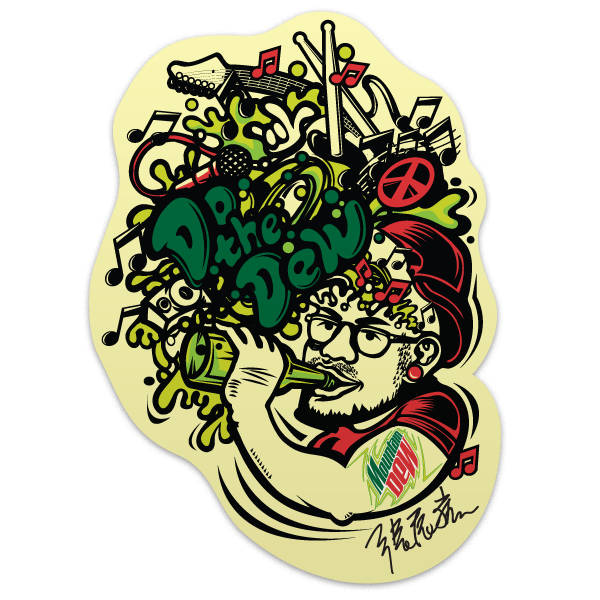  stiker  kereatif Grafis Joker 