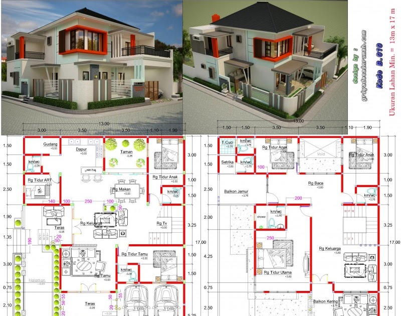  Ukuran  Kamar  Ideal Rumah Minimalis House MY d