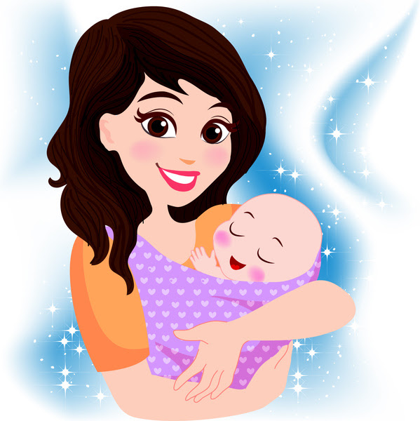 Hasil gambar untuk gambar ibu menggendong bayi