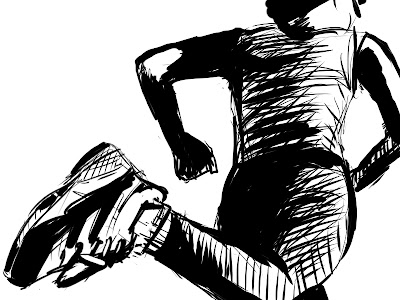 走る 後ろ姿 イラスト 男 の最高のコレクション 無料イラスト集