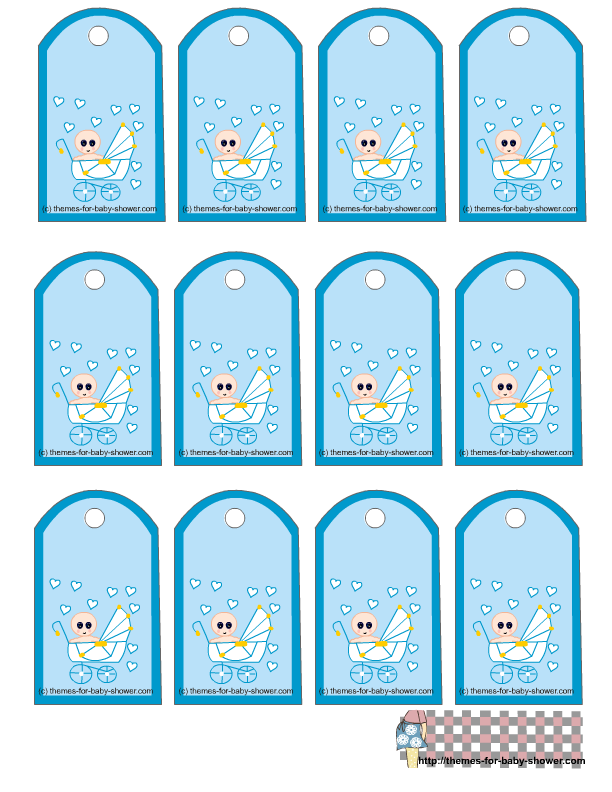 Free printable baby shower invitations. Free Printable Baby Girl Shower Gift Tags Clip Art Library