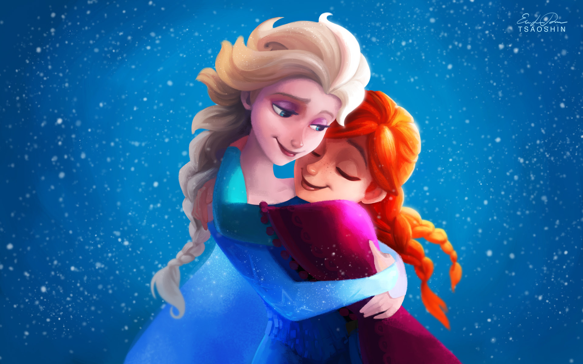 Sisters Anna Elsa Frozen