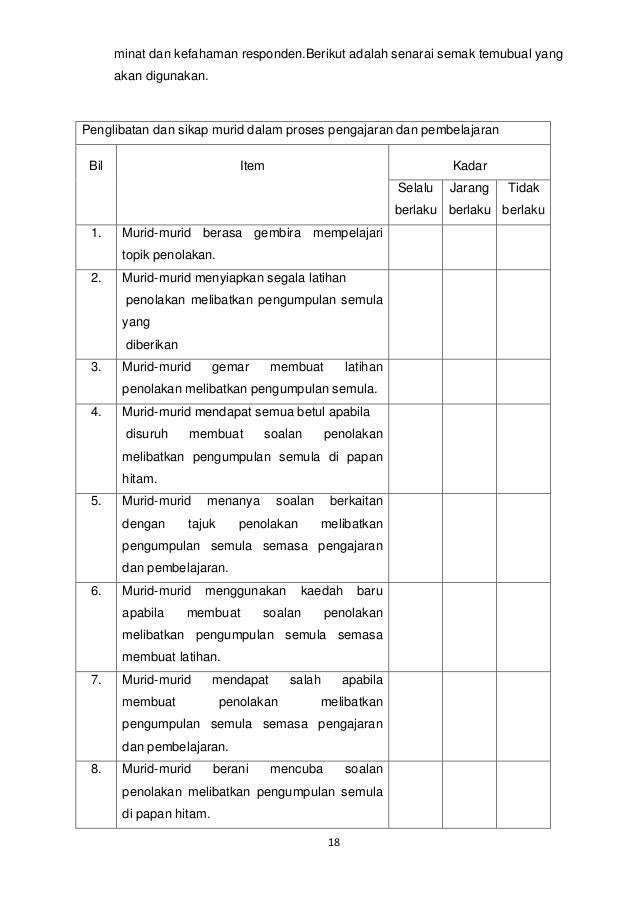 Contoh Soalan Temubual Tidak Berstruktur - Selangor i