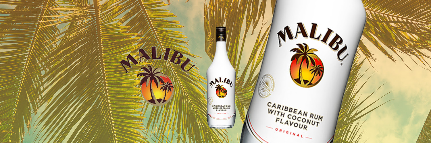 These malibu mixed drink pouches are perfect for summer. Malibu Rum Garvey Wholesale Beverage