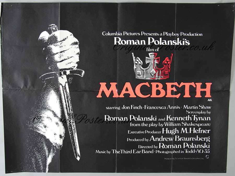 Resultado de imagen de macbeth polanski film poster