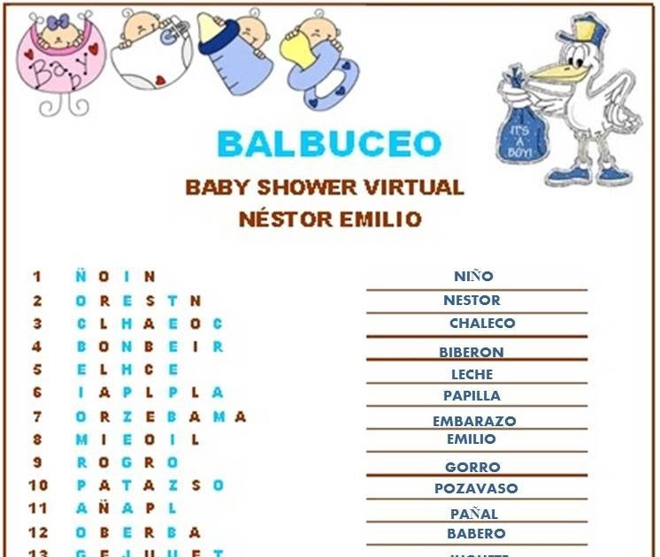 Juegos Para Baby Shower Trackid=Sp-006 / Juegos Para Baby Shower En Español Imprimibles Baby ...